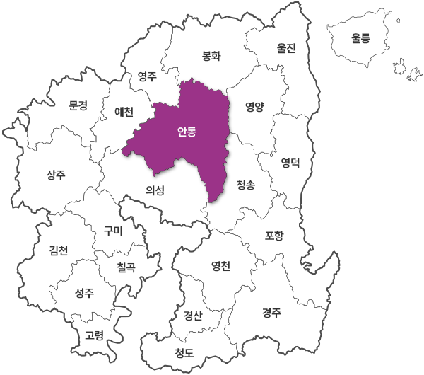 경북지도